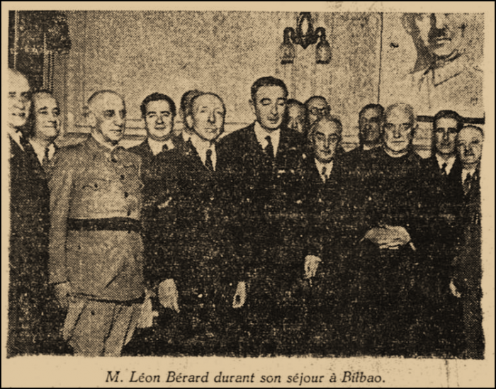 pablo cuevas,phalange,médaille de la vieille garde,josé antonio,granda orive,demetrio carceller,ramon serrano suñer,pablo arredondo,mexique,cristeros,rio panuco,duchesse de valence,jean denis,pilar primo de rivera,terminus,gringoire,juan manuel fanjul,baucens,eugenio espinosa de los monteros,sancho dávila,el correo de zamora,léon bérard,mgr raoul harscouët,chartres,xavier vallat