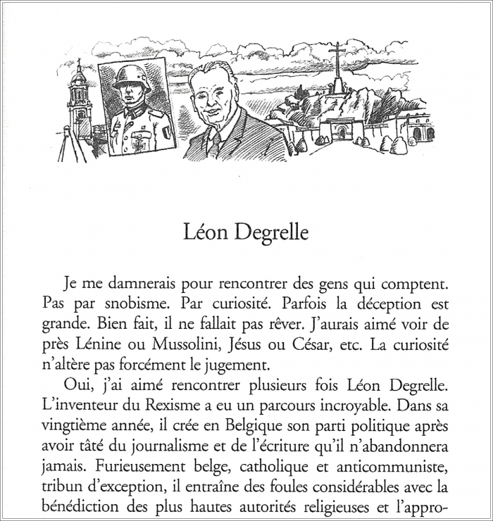 jean-paul chayrigues de olmetta,le marquis,robert spieler,rivarol,albert duhinger,françoise pichard,chard,lex degrelliana,tombeau du géant léon degrelle,hergé,tintin mon copain,jean vermeire,jacques leroy,henri moreau,fernand kaisergruber